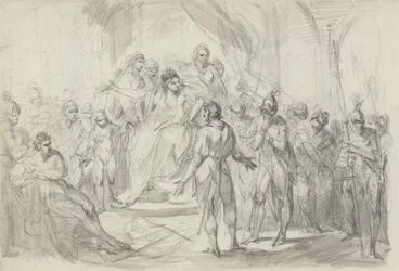 Stephen Brought Prisoner to Empress Mathilda